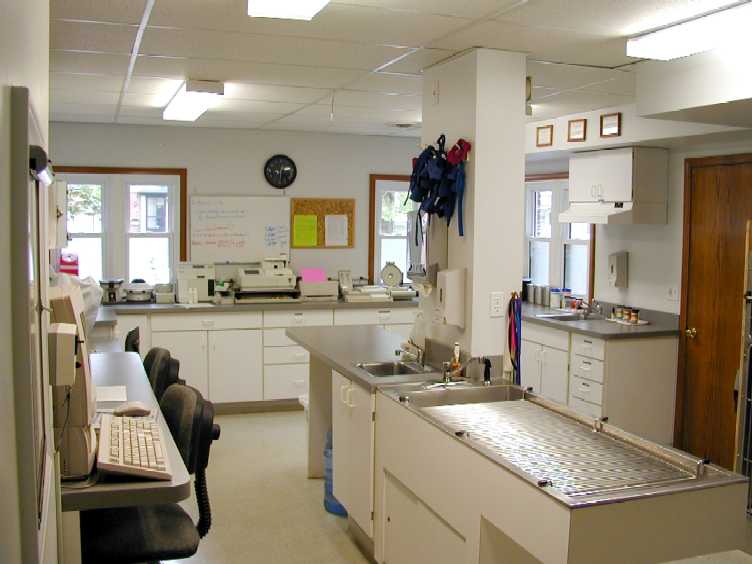 In-house lab and treatment area